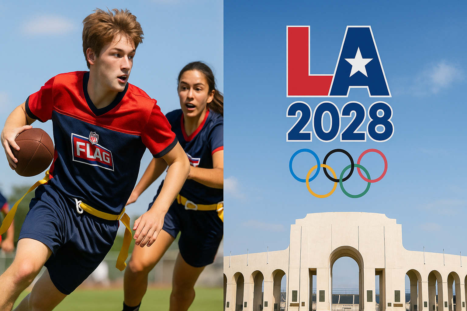 The rise of flag football in the United States